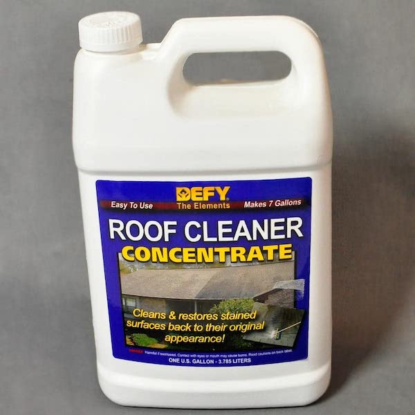 1 gallon jug of concentrated  roof cleaning product from DEFY
