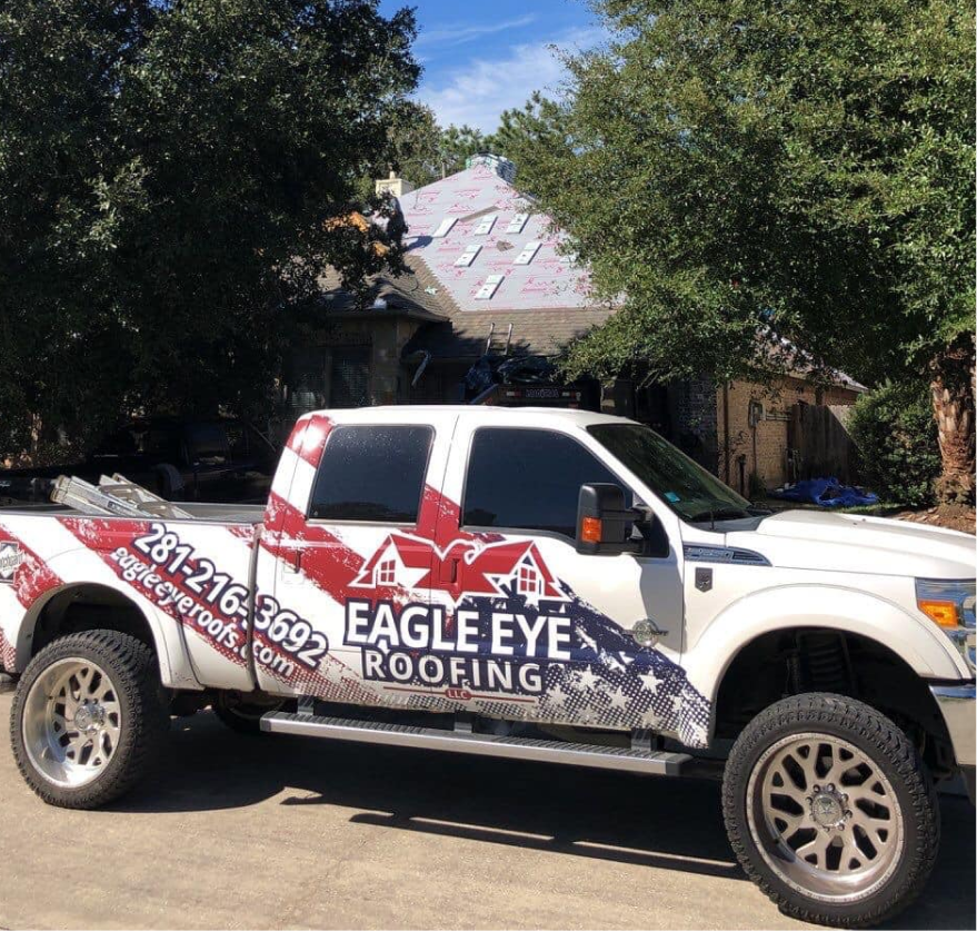 Eagle Eye Roofing Service Truck